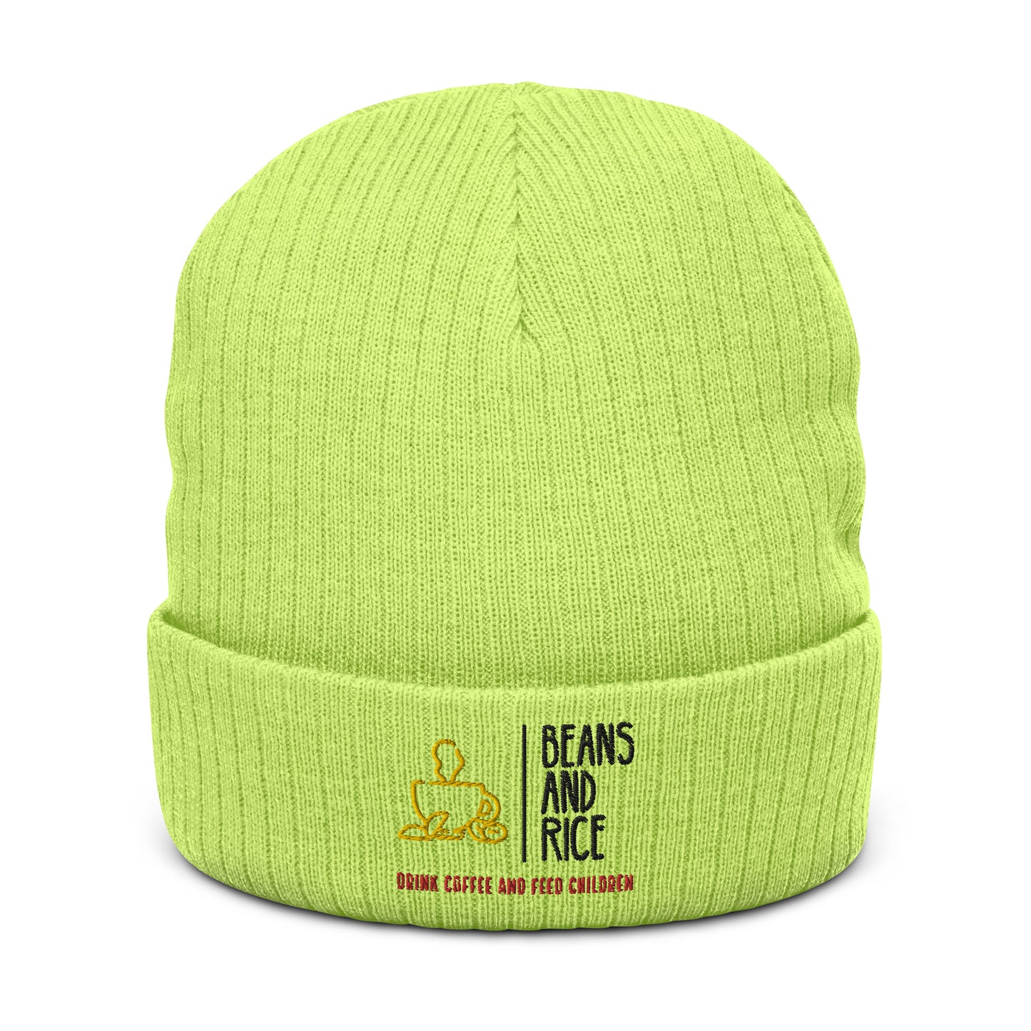 Ribbed knit beanie