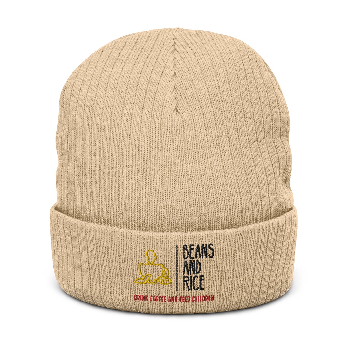Ribbed knit beanie
