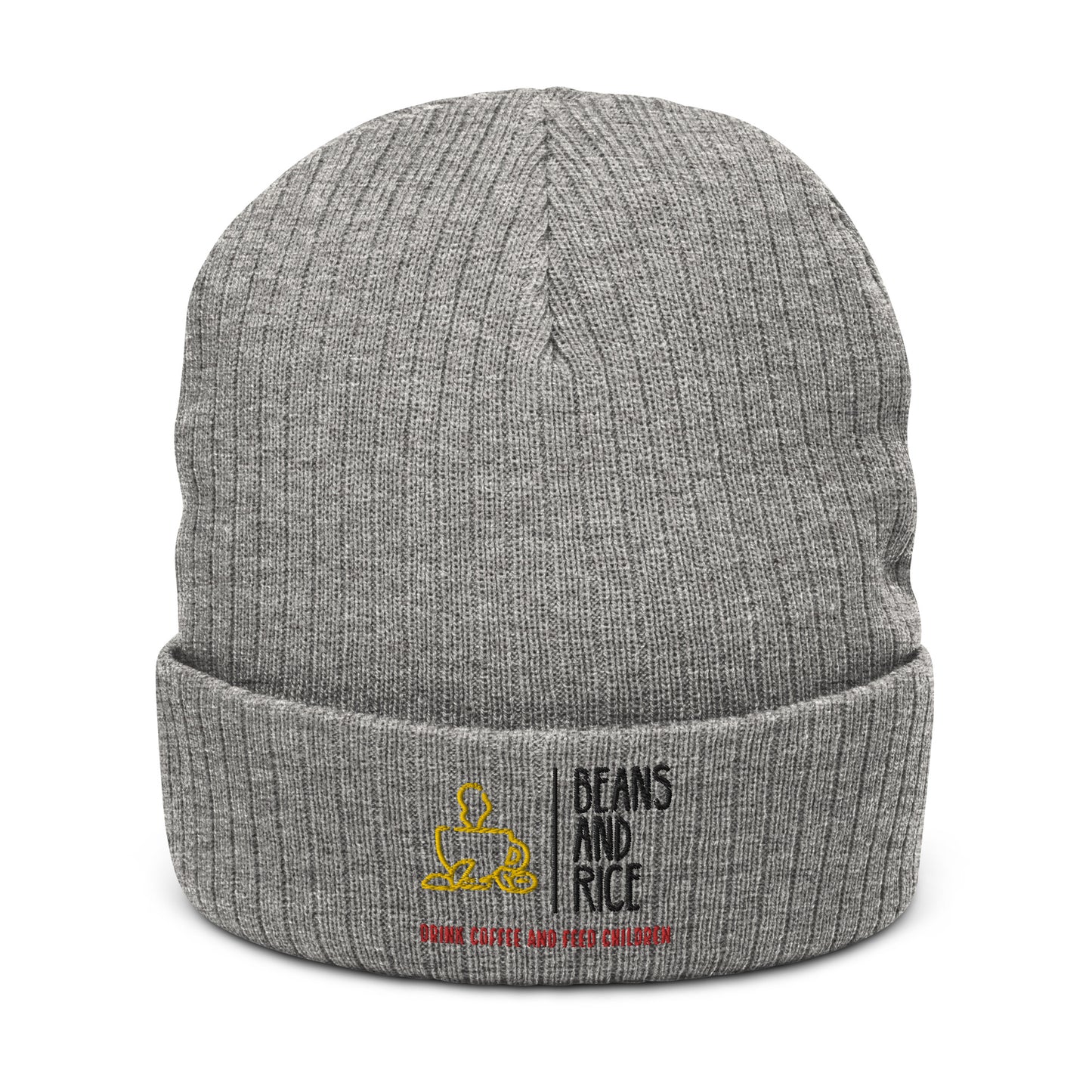 Ribbed knit beanie