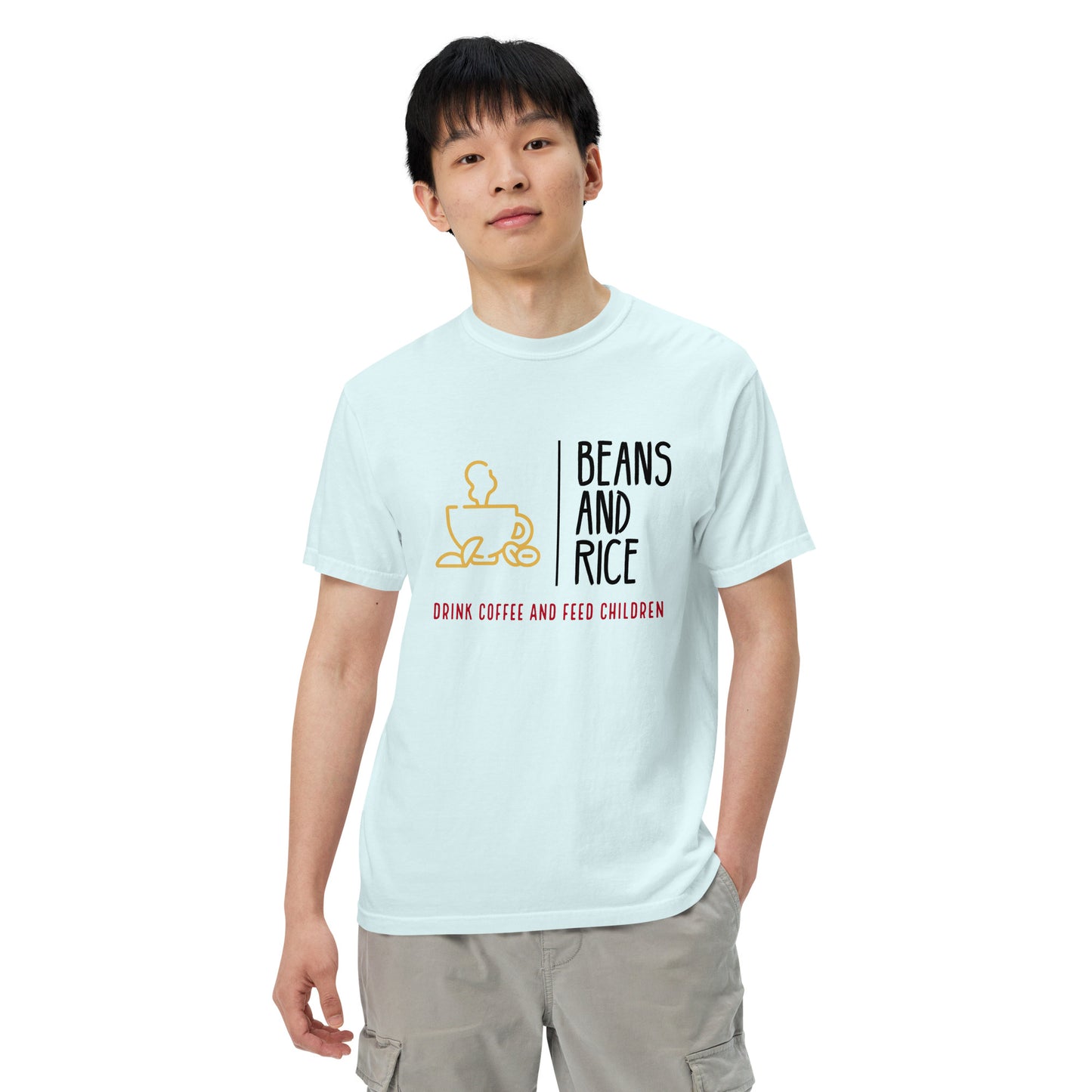 Unisex garment-dyed heavyweight t-shirt