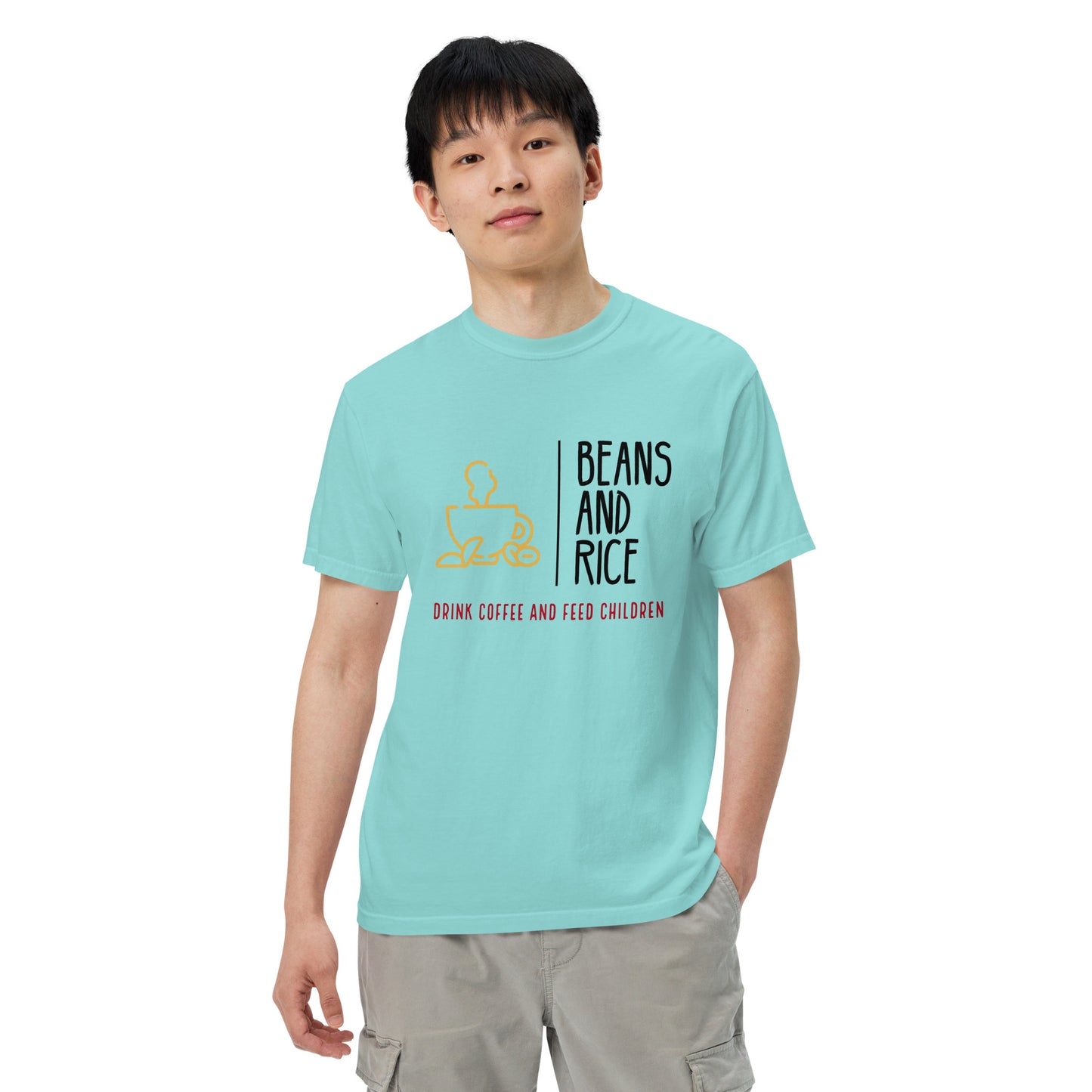 Unisex garment-dyed heavyweight t-shirt