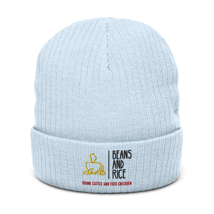 Ribbed knit beanie