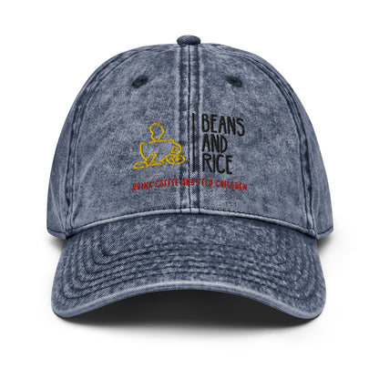 Vintage Cotton Twill Cap
